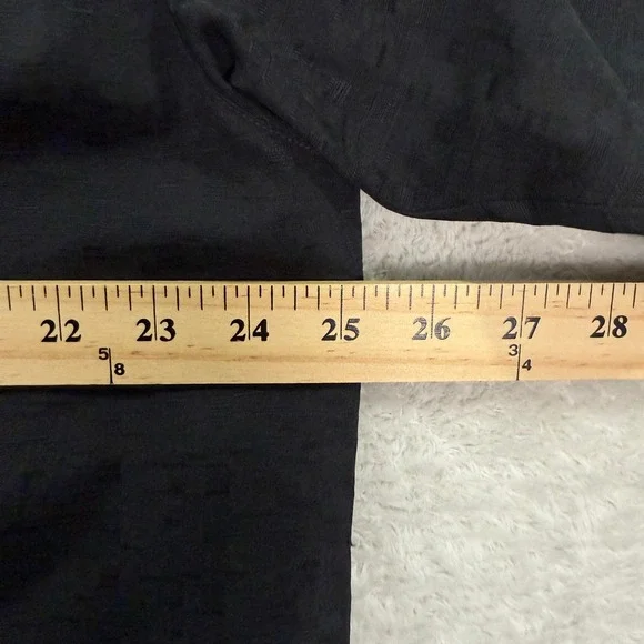 Tommy Bahama Mens XL Silk Camp Shirt Black Textured Jacquard Button Up Casual - Picture 4 of 6